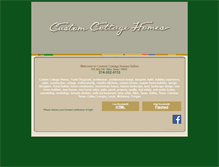 Tablet Screenshot of customcottagehomes.com